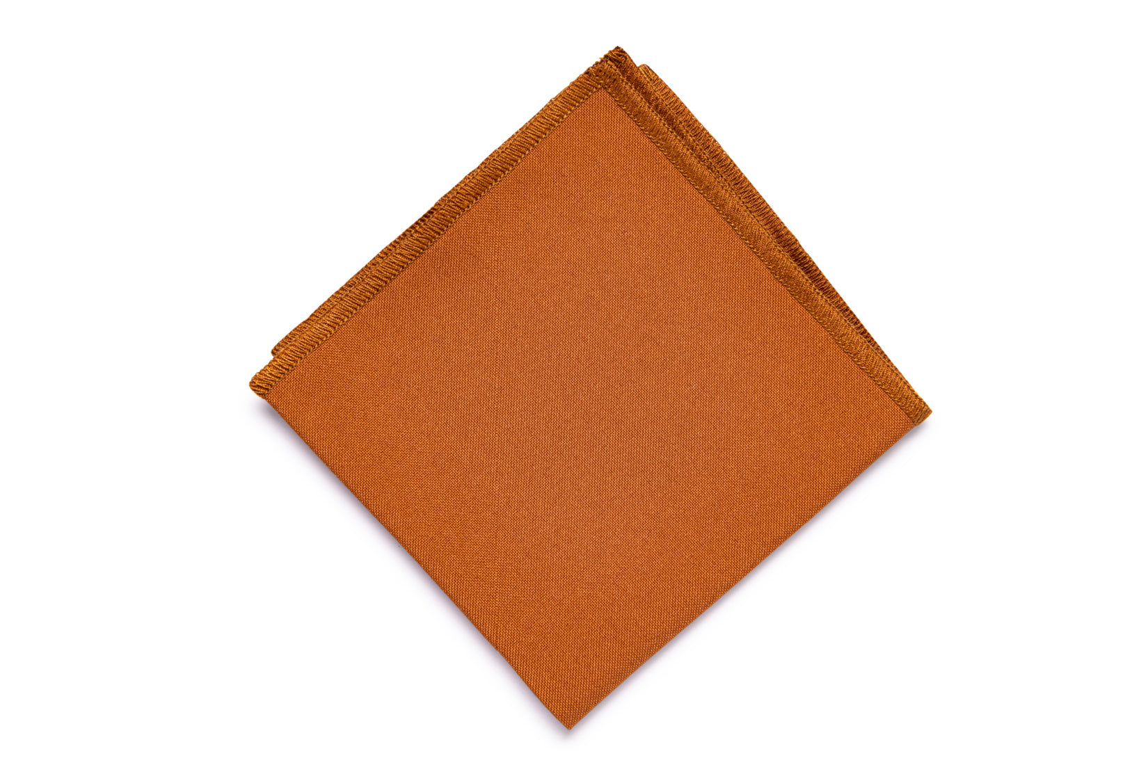 Rusty copper pocket square