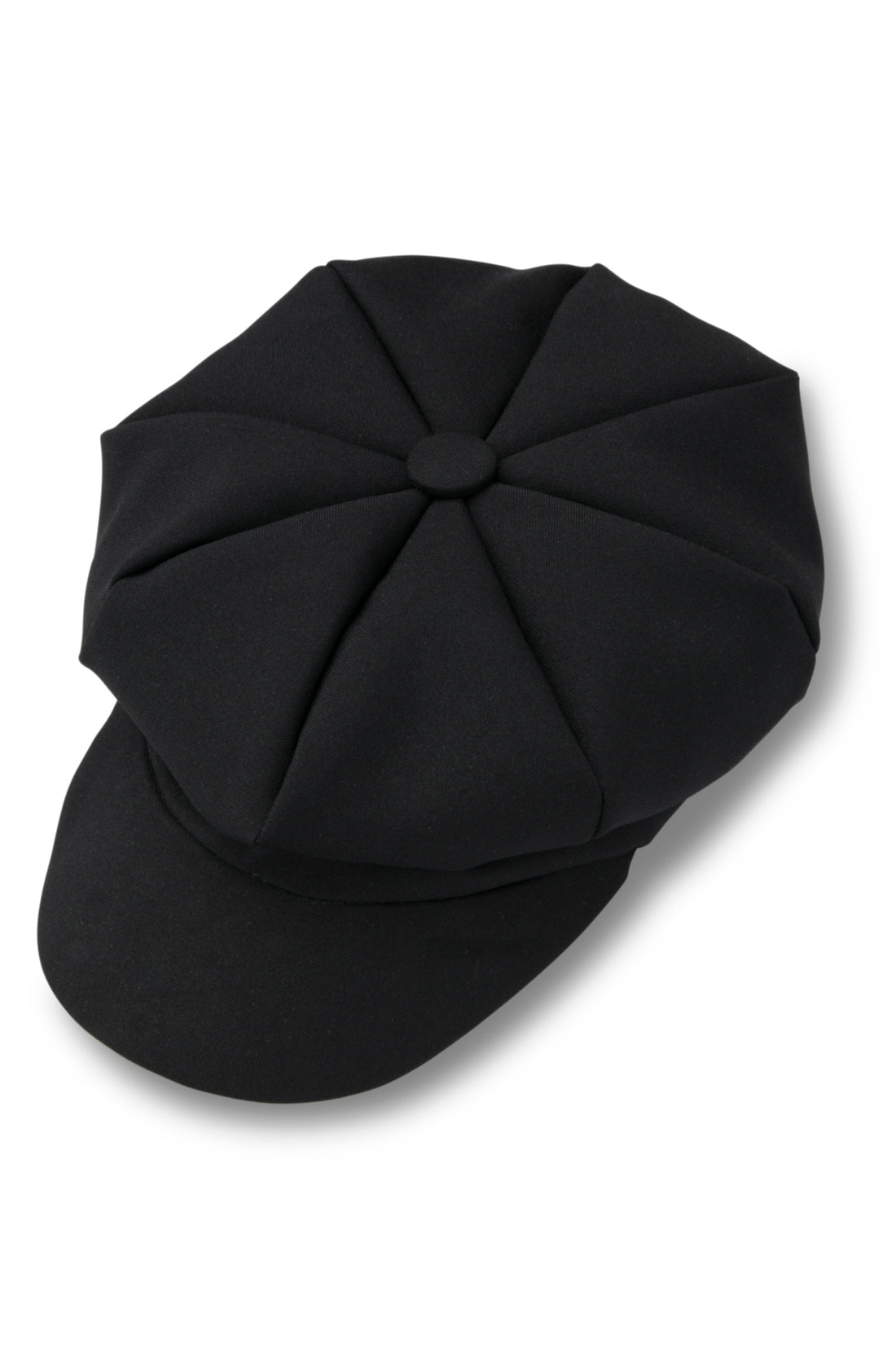 Black Newsboy Hat
