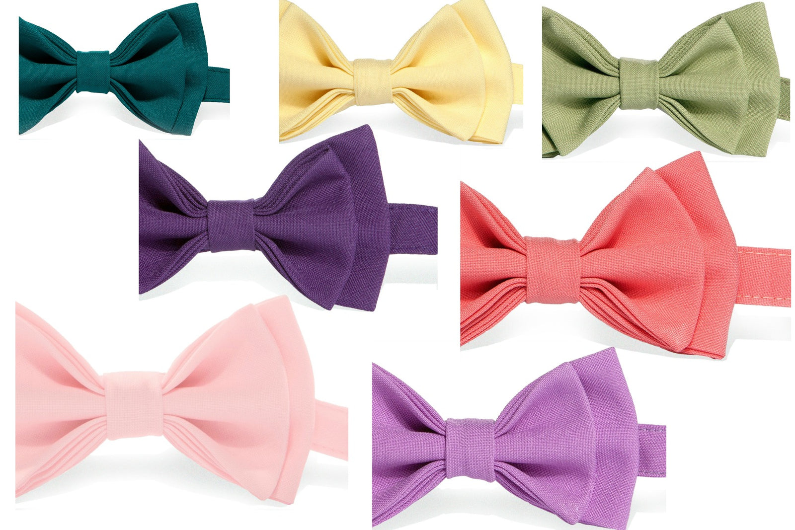 Bow Tie Swatches - All Colors
