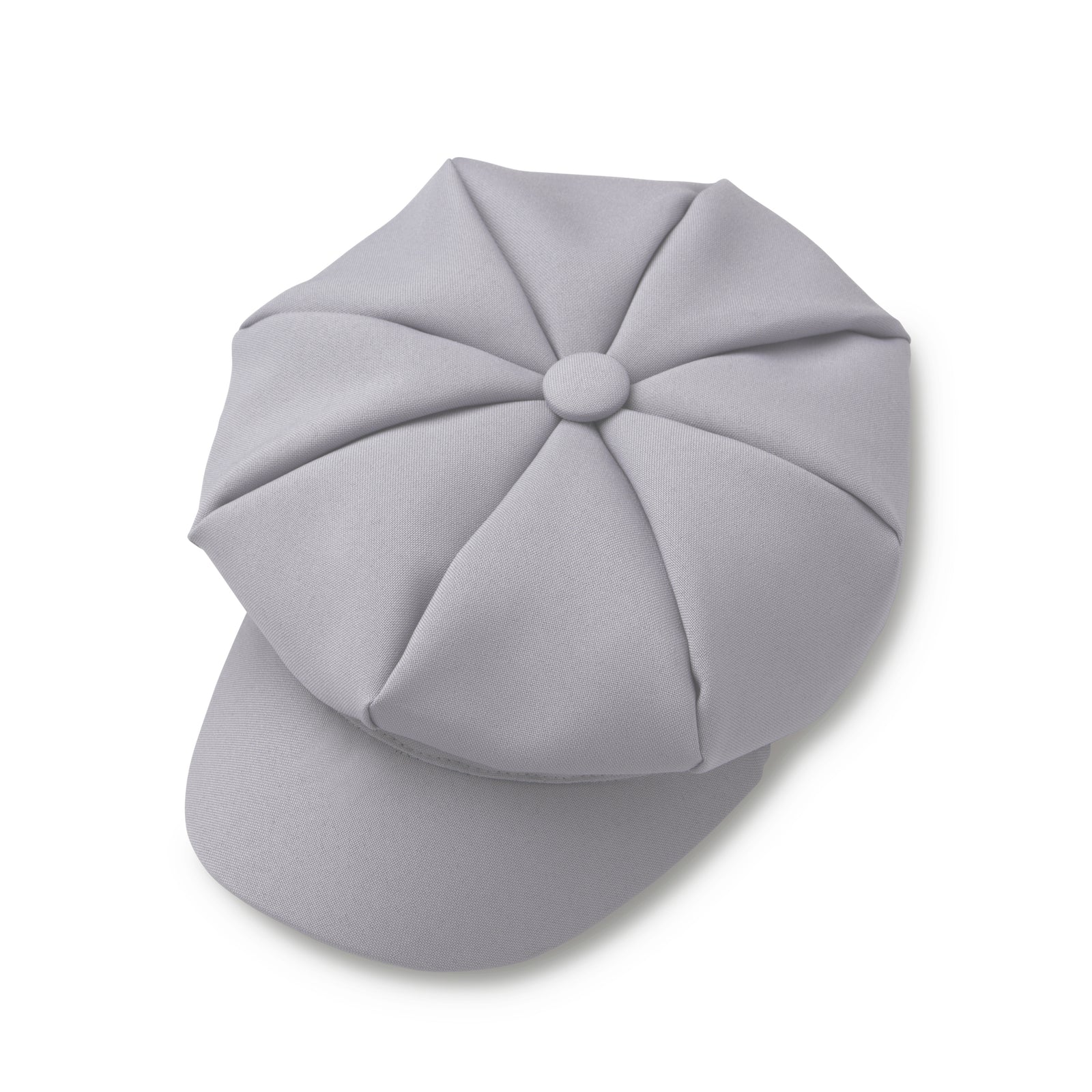Light Grey Newsboy Hat