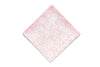 Blush floral pocket square