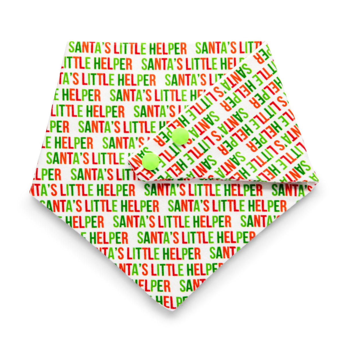 Santa&#39;s little helper baby bandana