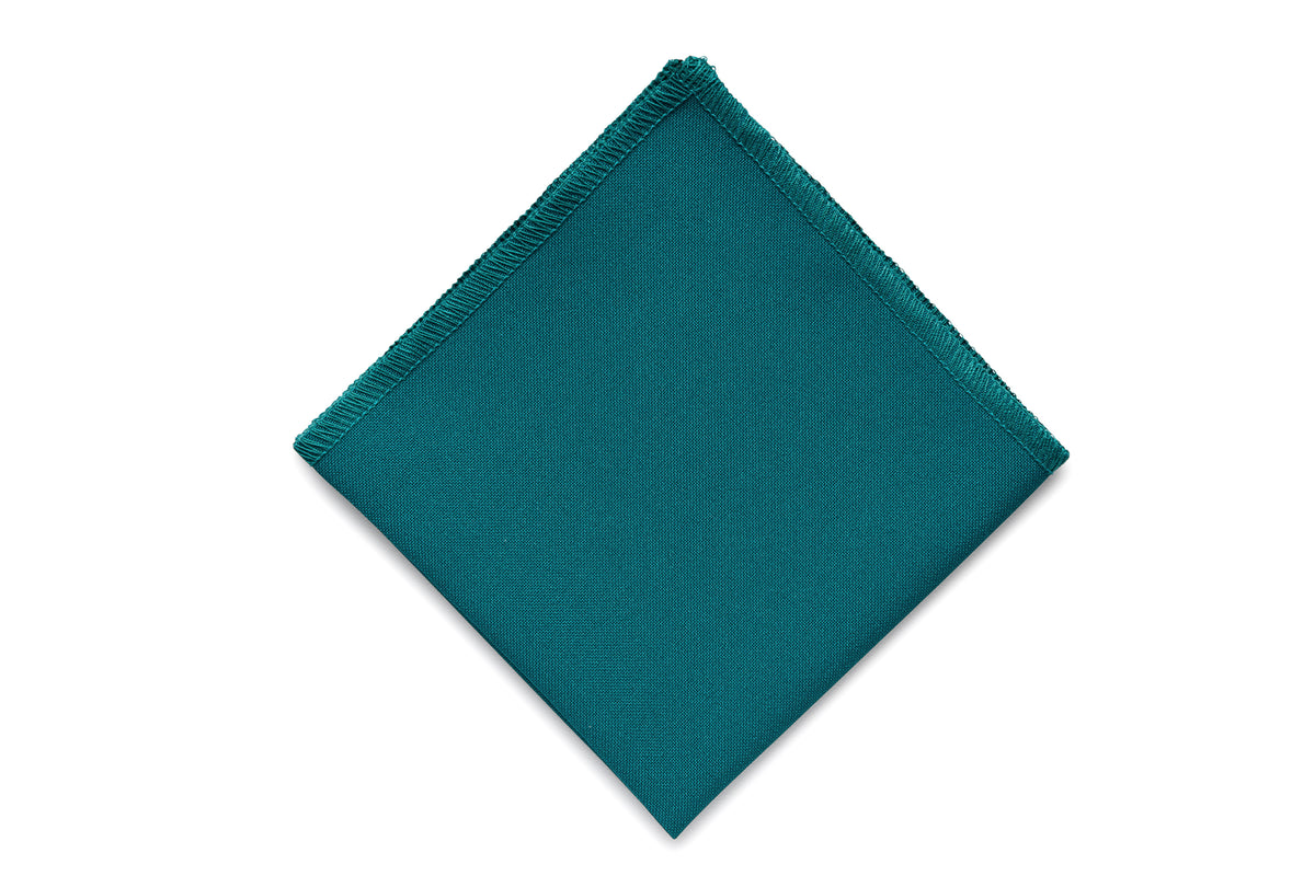 Teal pocket square