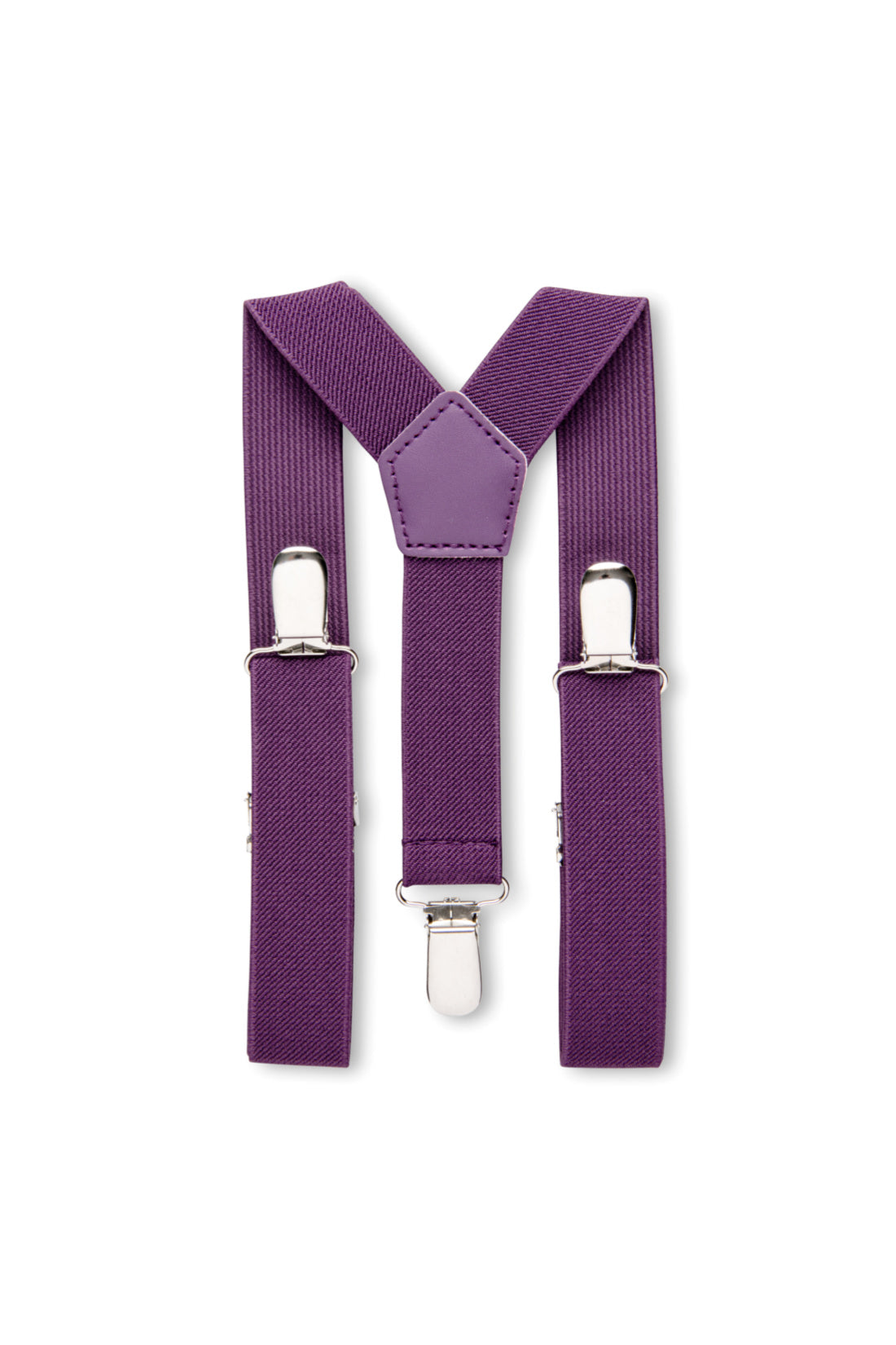 Eggplant Purple Suspenders