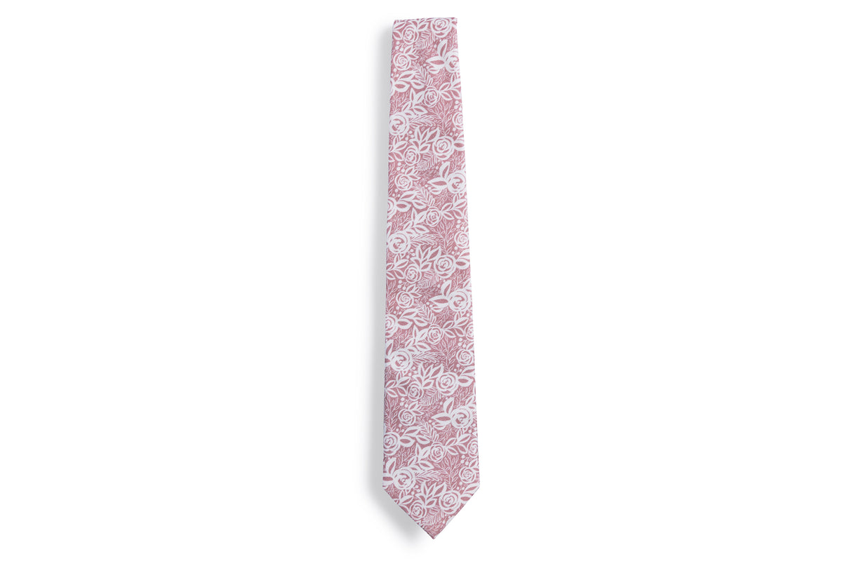 dusty roses necktie