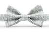 Dusty sage floral bow tie