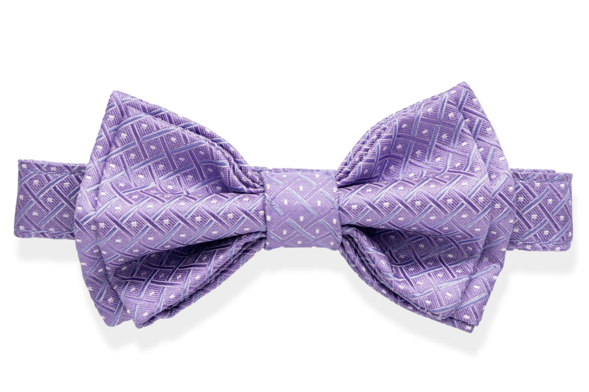 Purple bow tie