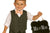 Toddler boy wearing Armoniia peach bow tie