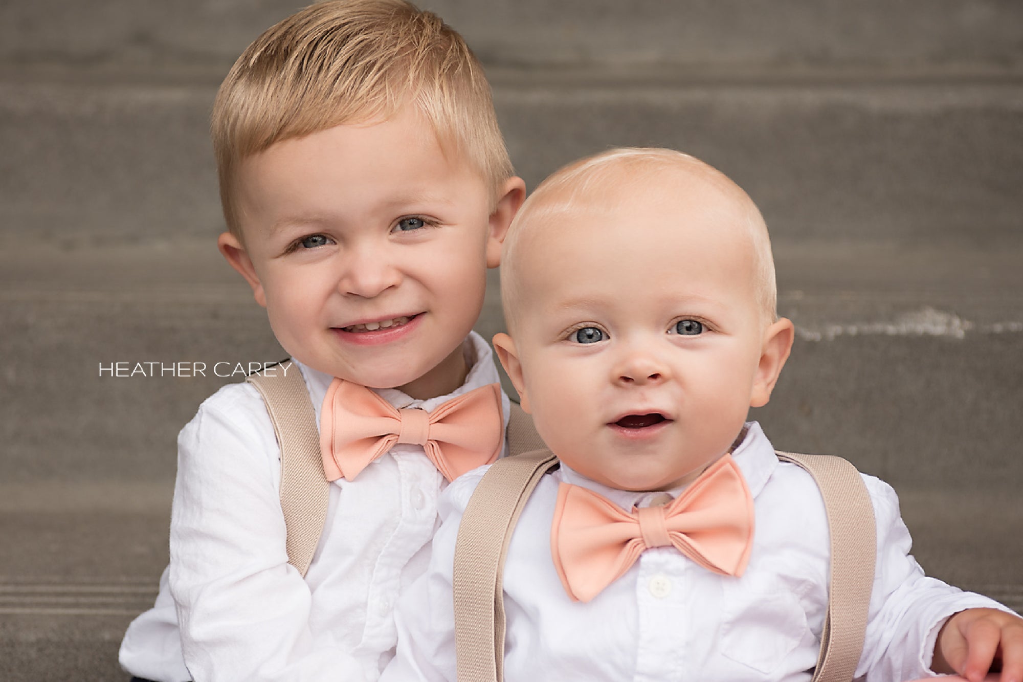 Peach Bow Tie