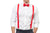 Red Suspenders & Red Bow Tie