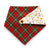 Gold Stars Holiday Baby Bandana - Double Sided