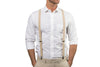 Beige Suspenders