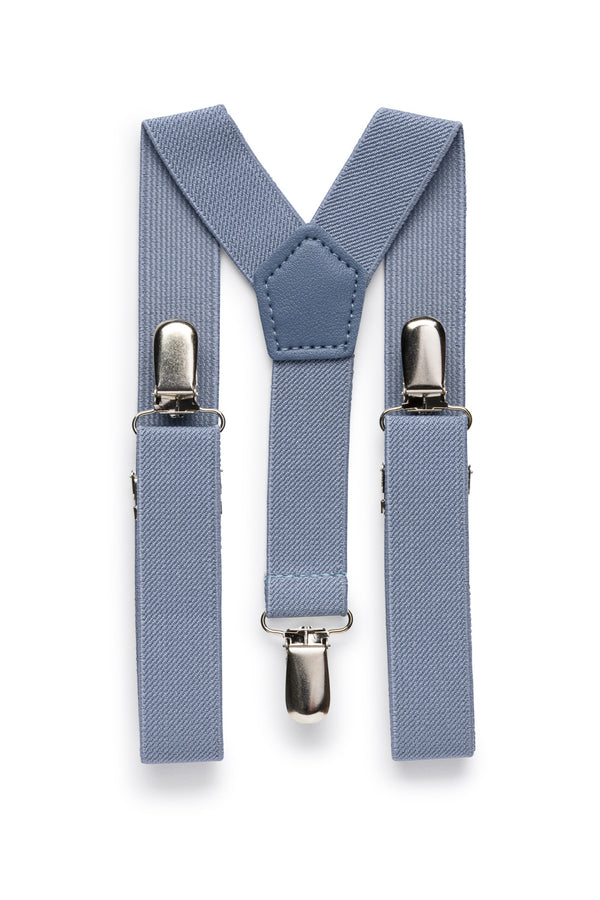 Dusty Blue Suspenders Toddler to Adult Sizes Armoniia