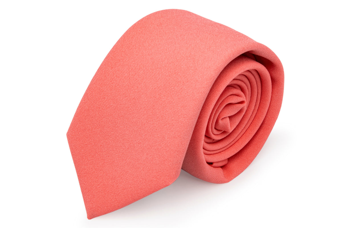 Coral Necktie for Men