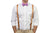 Tan Leather Suspenders & Lilac Bow Tie
