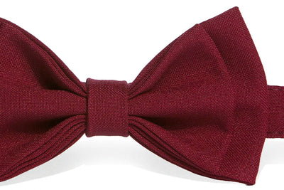 Burgundy Bow Tie