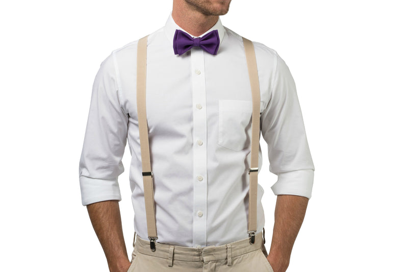 Dark Purple Bow Tie