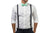 Charcoal Suspenders & Mint Bow Tie