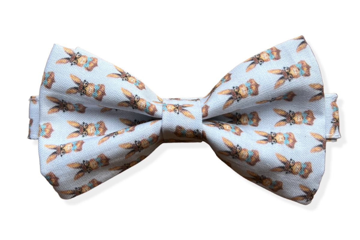 Blue Bunny Bow Tie