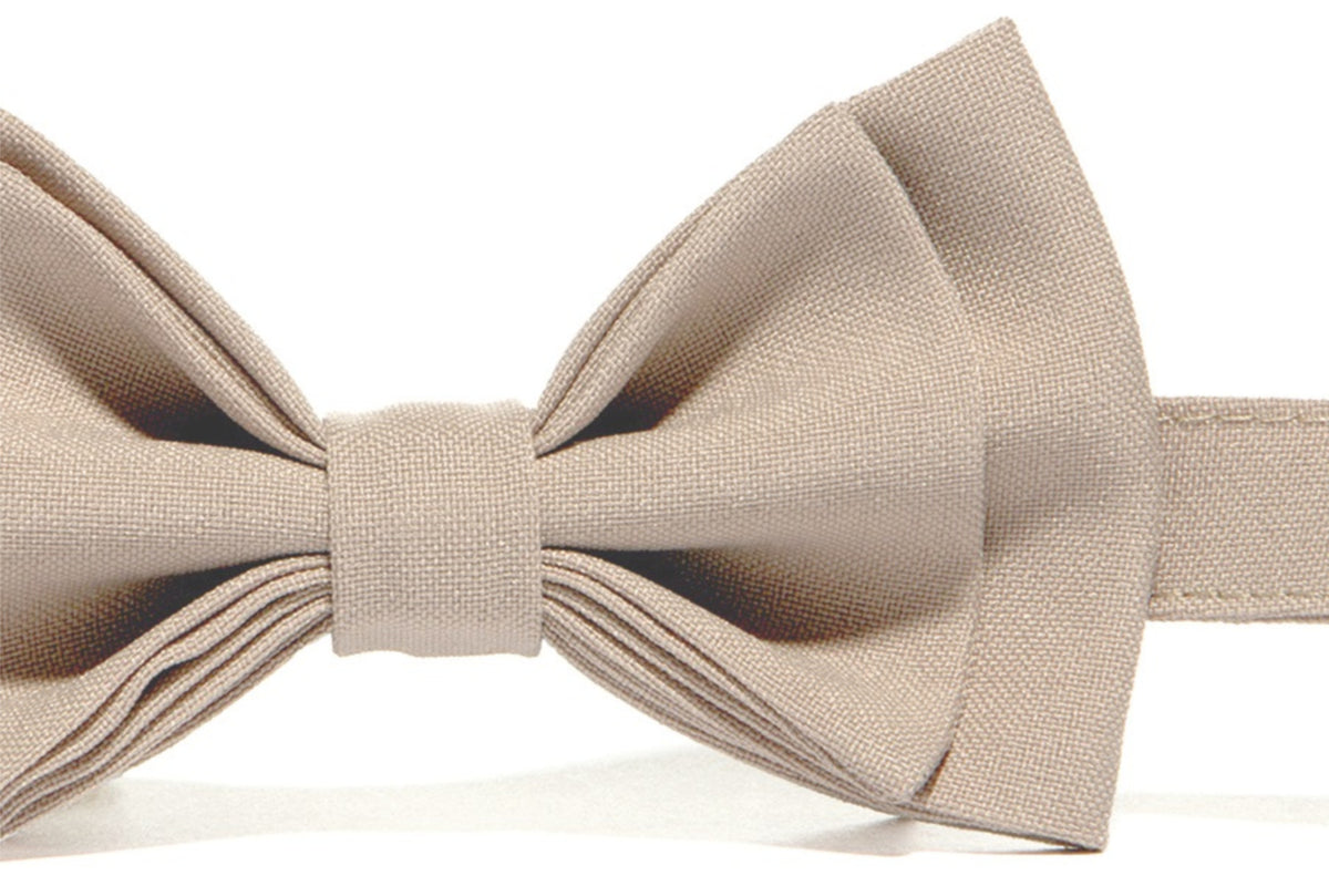 Beige Bow Tie