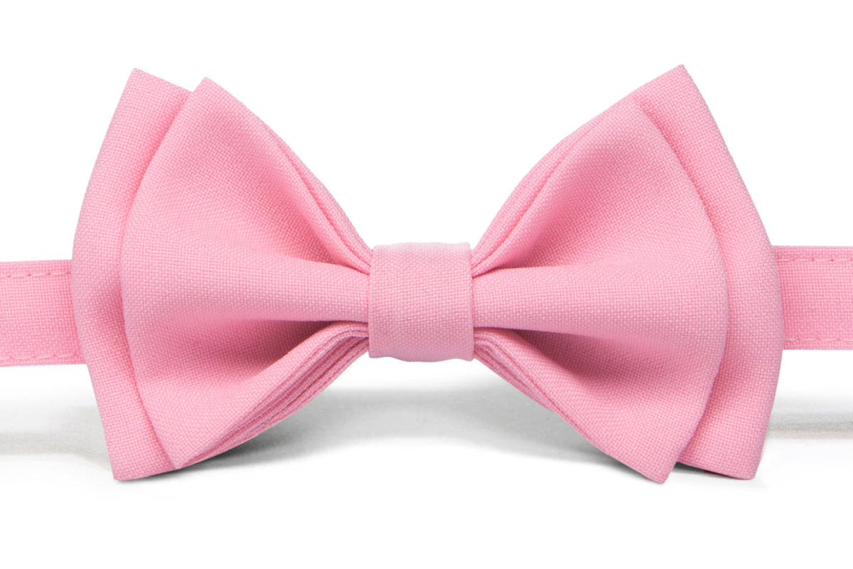 Candy Pink Bow Tie
