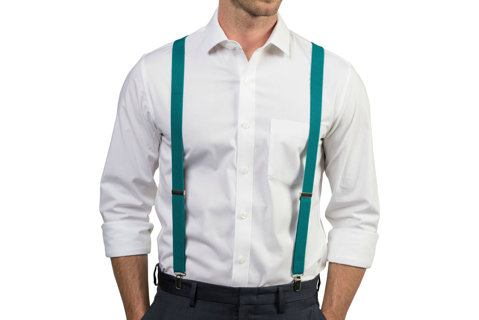 Teal Suspenders