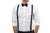 Navy Suspenders & Black Bow Tie