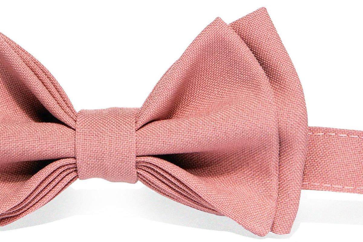 Dusty Rose Bow Tie