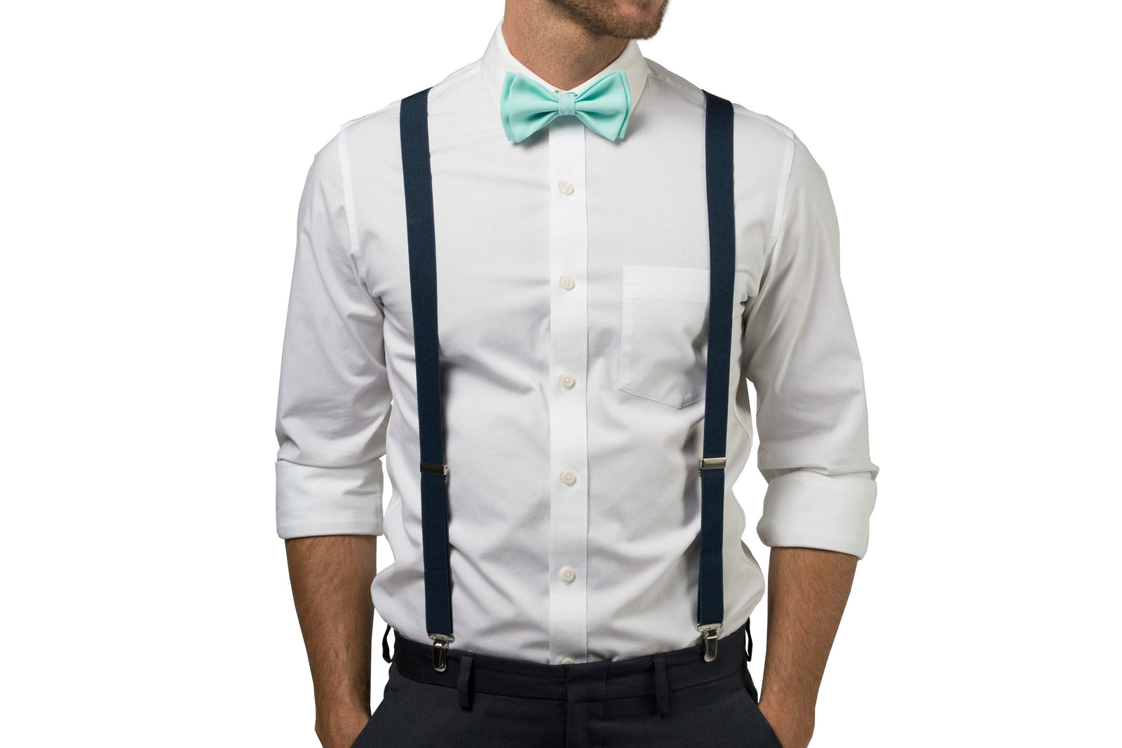Aqua Bow Tie