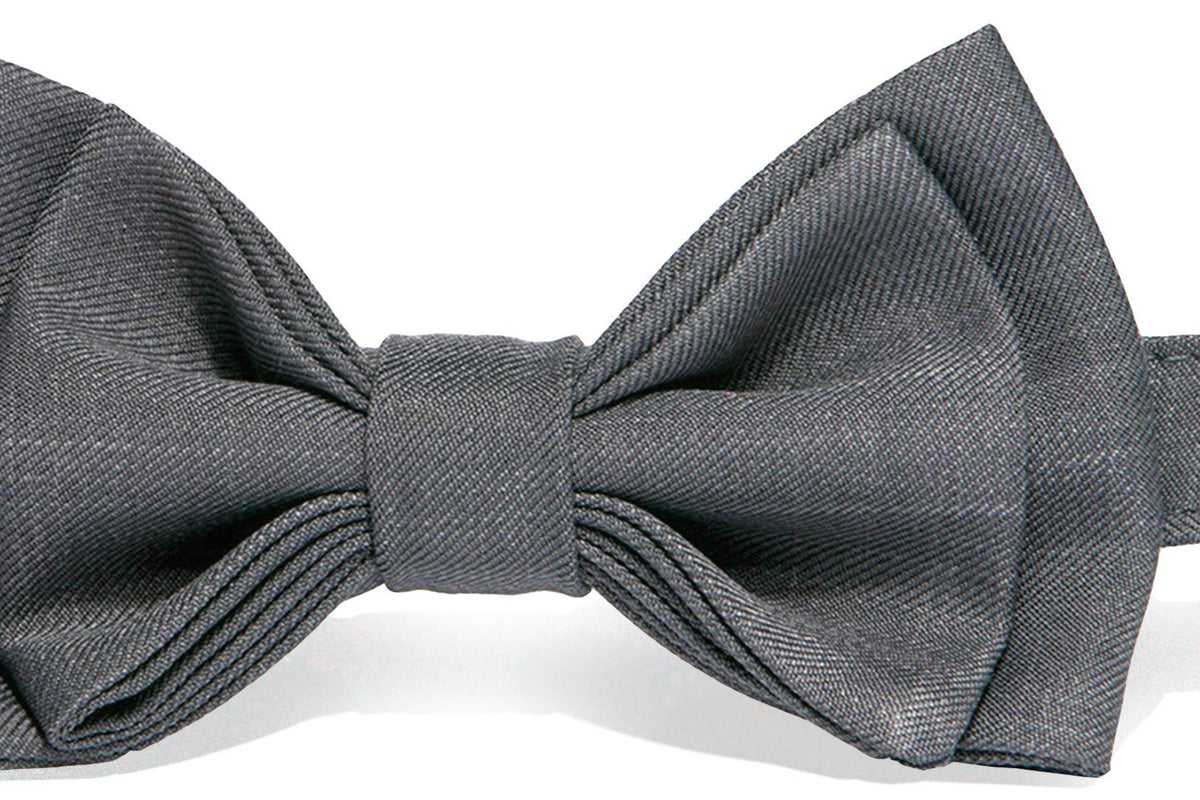 Gray Bow Tie