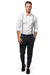 Light Gray Suspenders & Peach Bow Tie