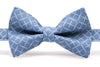 Dusty Blue Bead Box Bow Tie