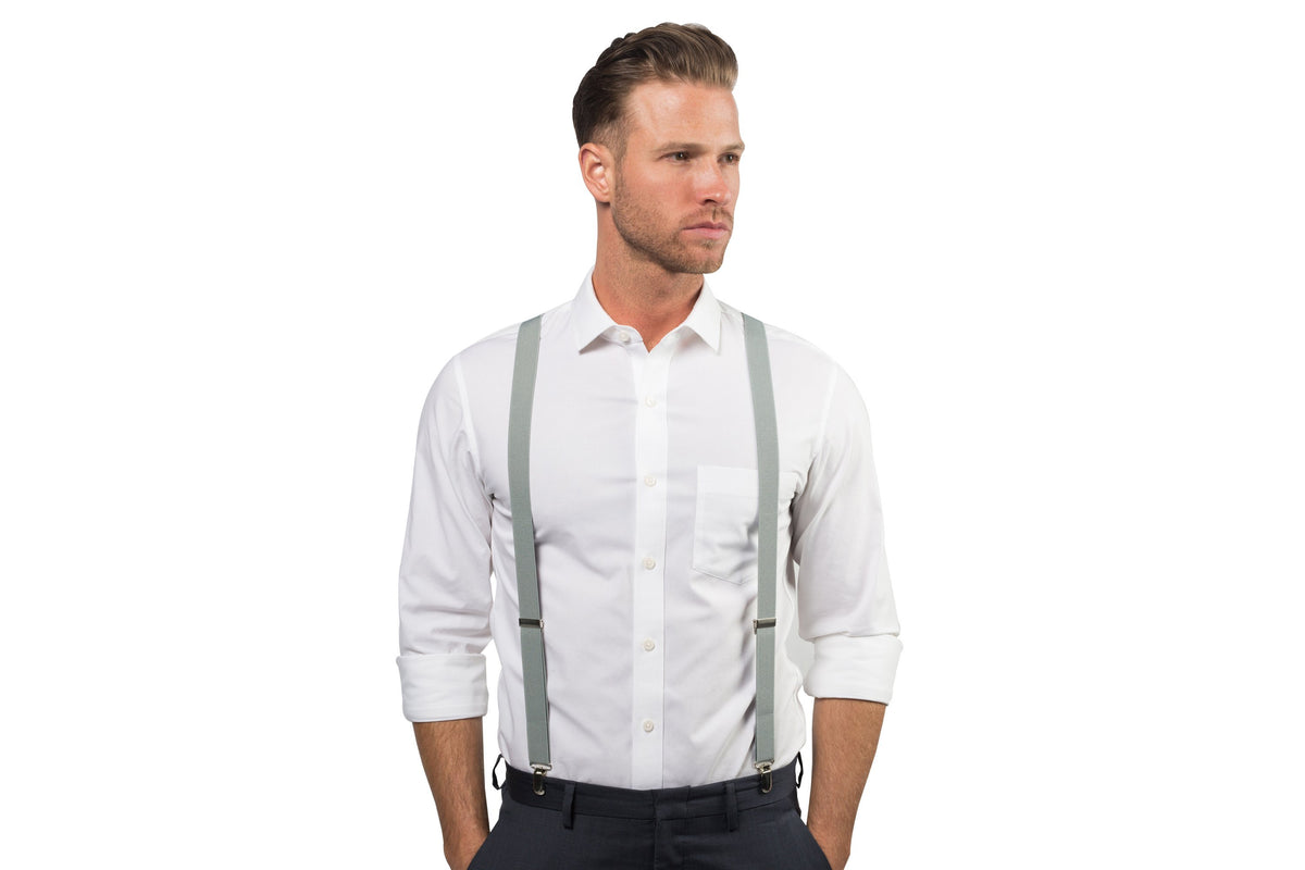 Light Gray Suspenders