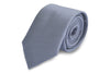 Silver Gray Necktie & Silver Gray Bow Tie