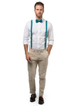 Teal Suspenders