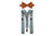 Light Gray Suspenders & Copper Bow Tie