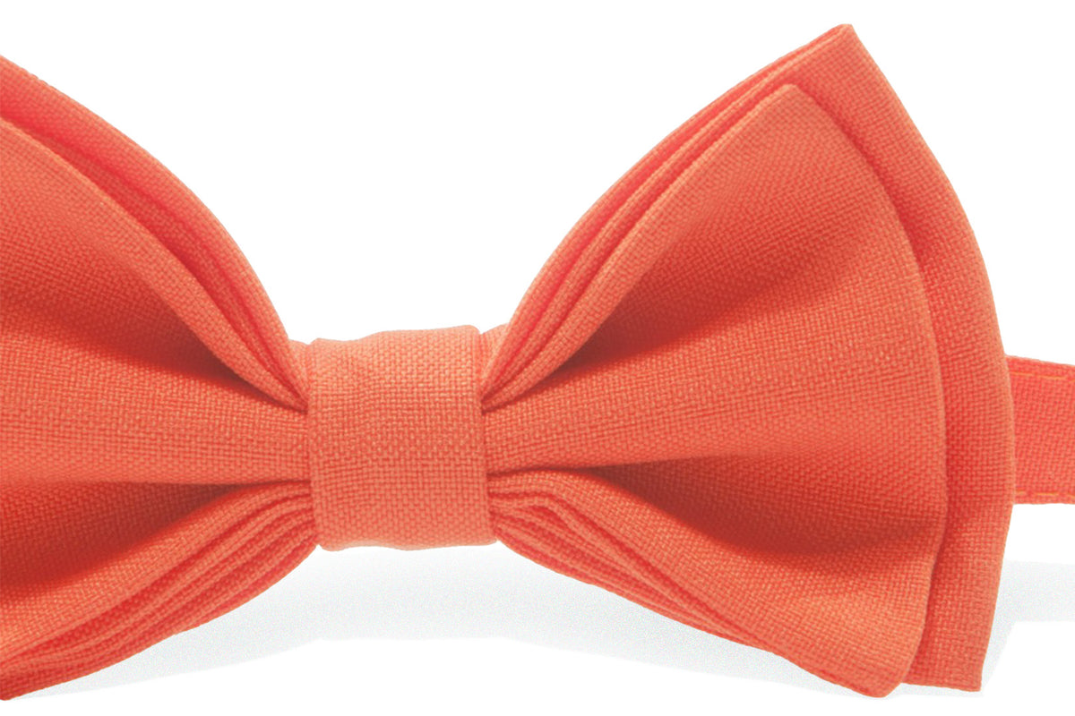 Orange Bow Tie