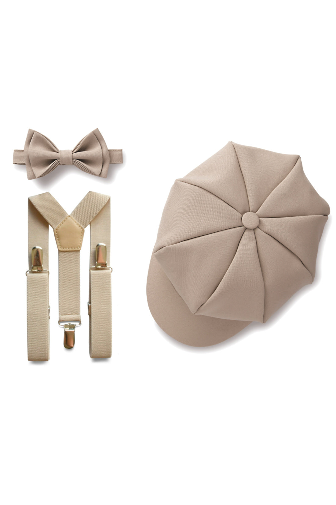 Beige Ring Bearer Set