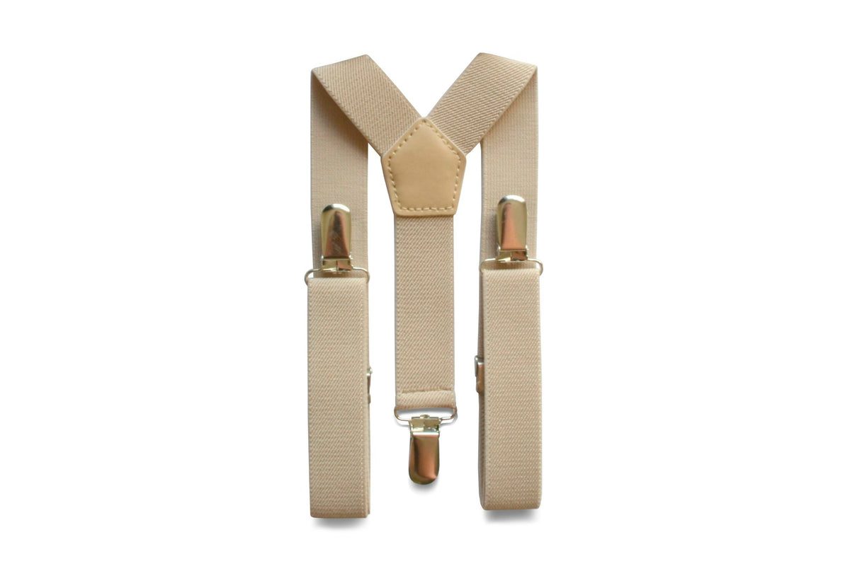 Beige Suspenders