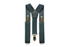 Charcoal Grey Suspenders