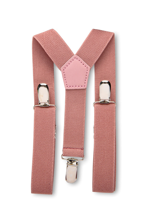 Dusty Rose Suspenders Toddler to Adult Sizes Armoniia