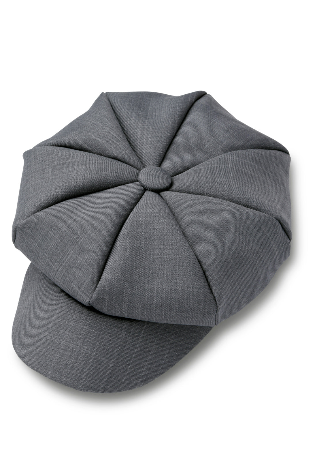 Grey Newsboy Hat