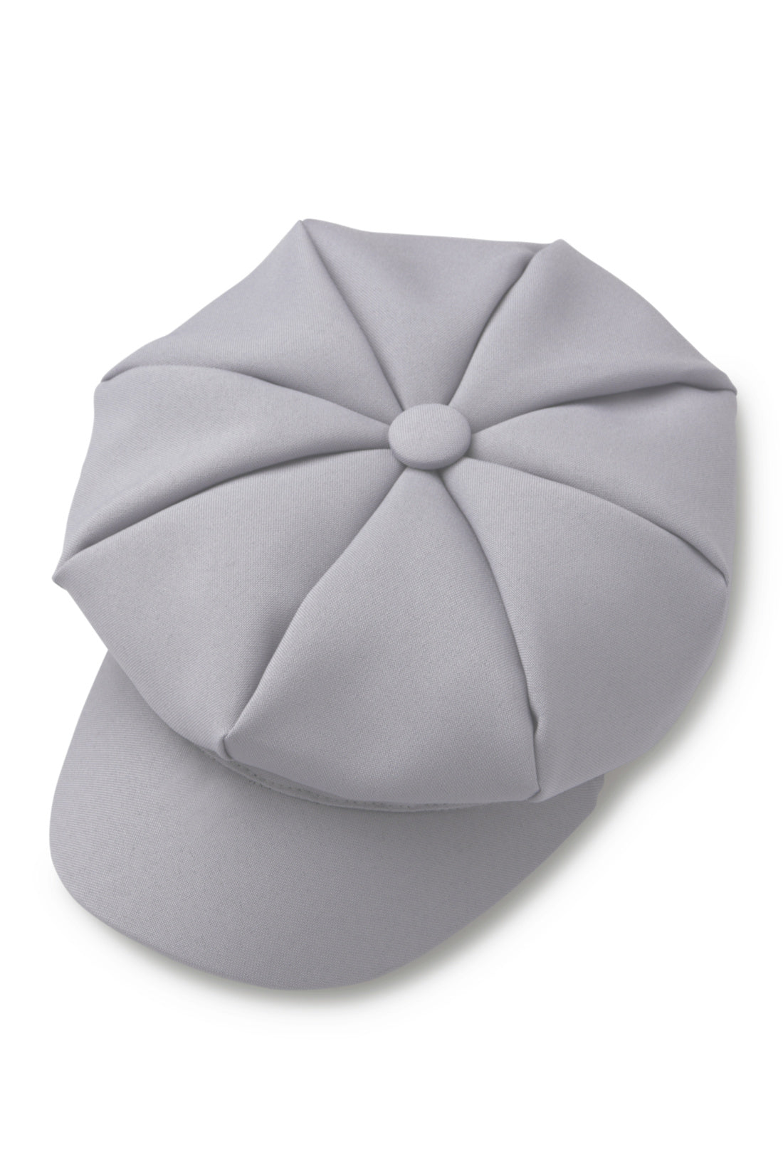 Light Grey Newsboy Hat