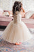 All Ivory Flower Girl Dress